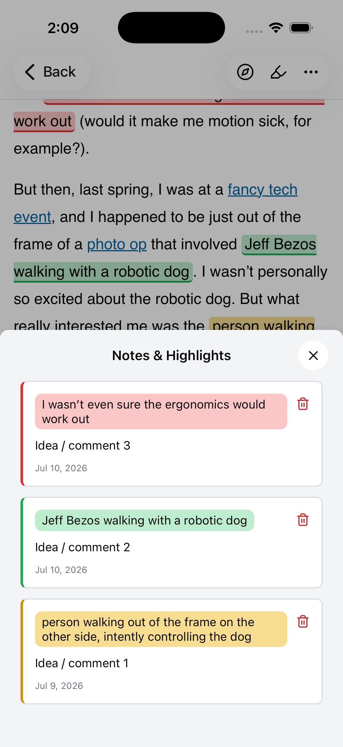 Highlight and annotate