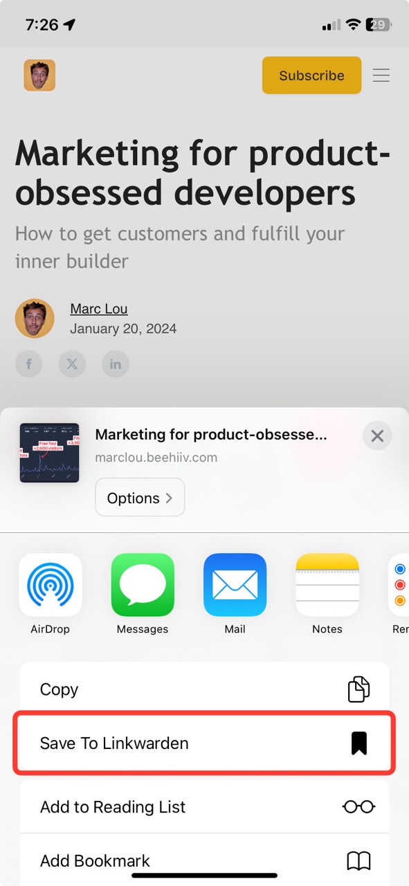 PWA feature